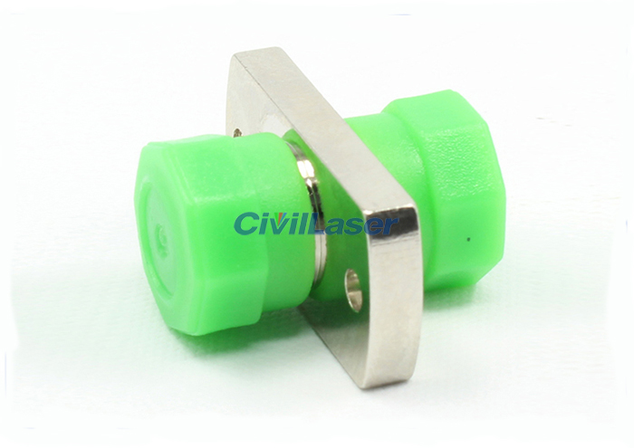 FC Oblong Shape Fiber Optic Adapter Singal Mode Singal Core Flang